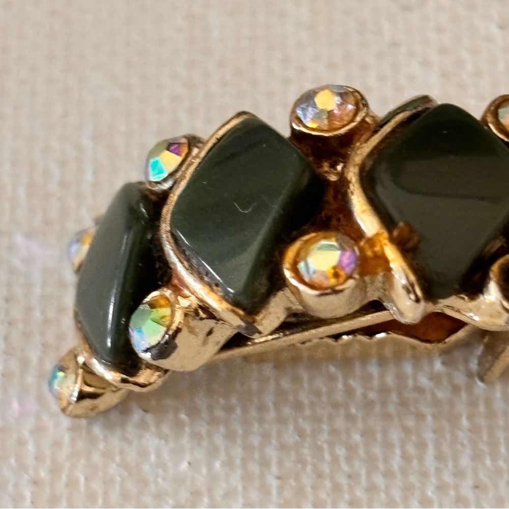 Vintage Sweater Clip   Double Brooch - Picture 11 of 14